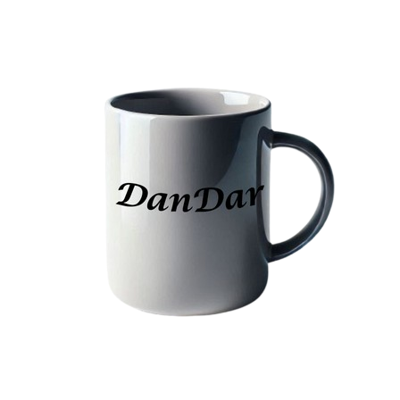 Founder's Mug, a white mug with DanDar written on it. Legends say the founder himself got it at a giftshop.